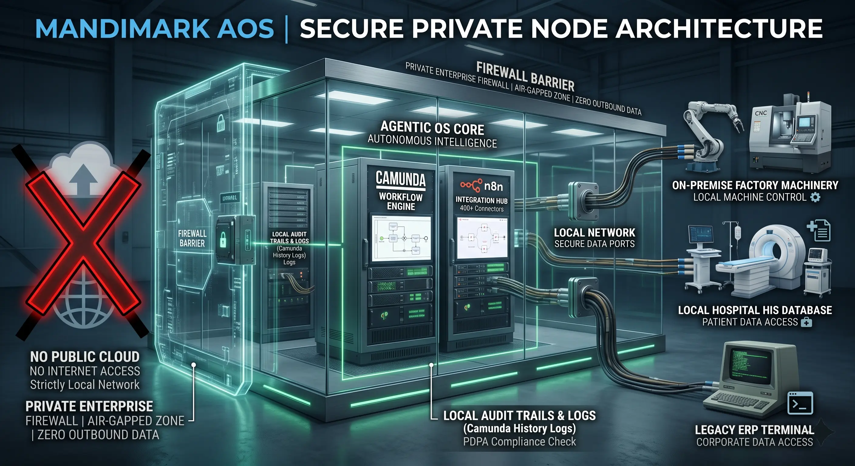 Mandimark Isolated Secure On-Premise Subsystem